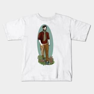 The Rosary Boxer in Autumn Kids T-Shirt